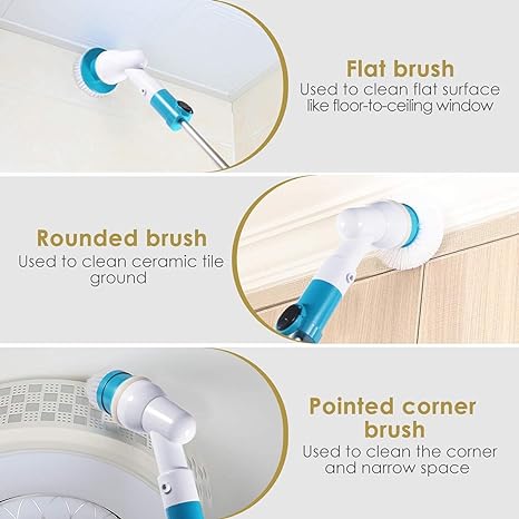 3 in 1 Electric Spin Scrubber Machine - 7BurjMart